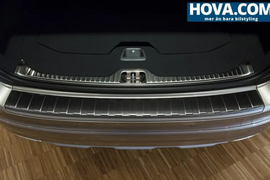 Lastskydd Rostfri Borstad Metall Svart Volvo XC60 6.2013-2017