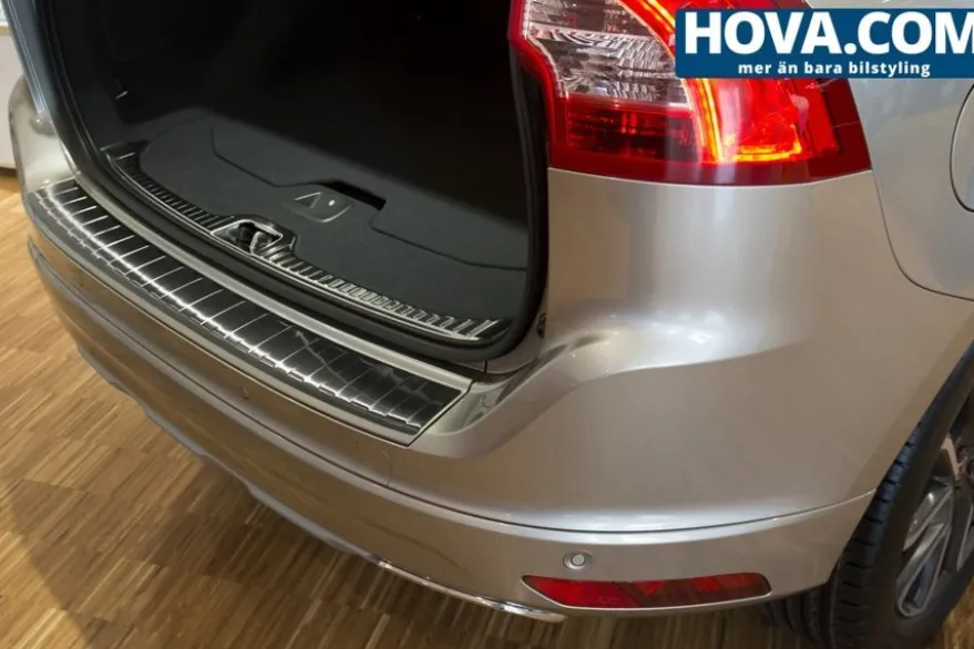Lastskydd Rostfri Borstad Metall Svart Volvo XC60 6.2013-2017