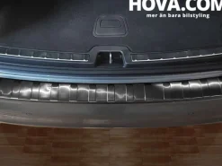 Lastskydd Rostfri Borstad Metall Svart Volvo XC60 II 2017->