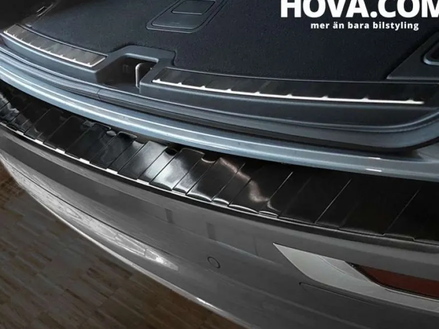 Lastskydd Rostfri Borstad Metall Svart Volvo XC60 II 2017->