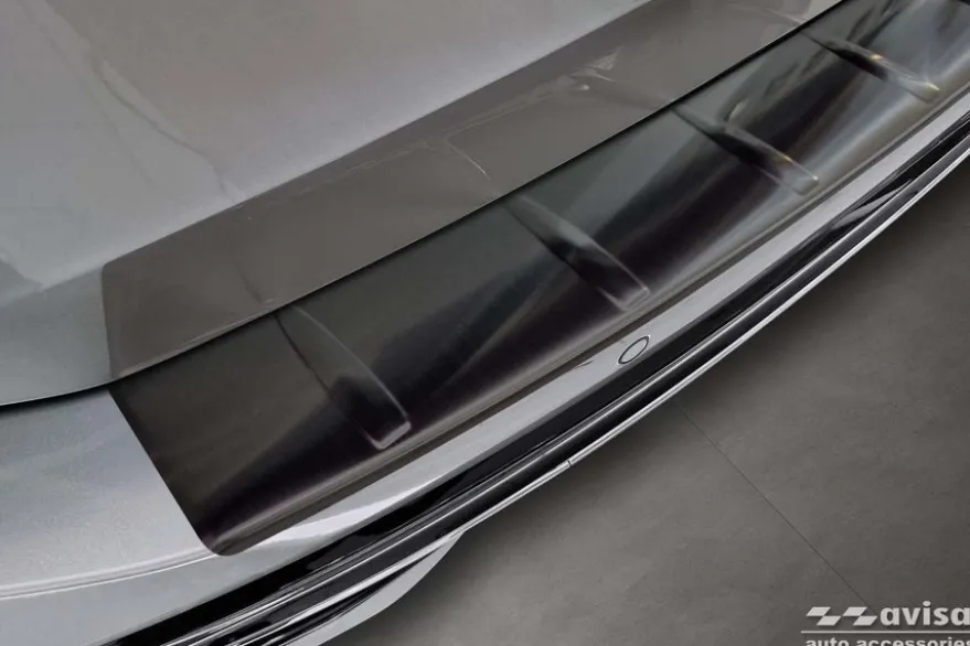 Lastskydd Rostfri Borstad Metall Svart VW Passat B9 Variant 2024->