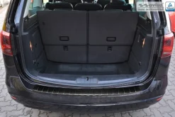 Lastskydd Rostfri Borstad Metall Svart VW Sharan II 9.2010->