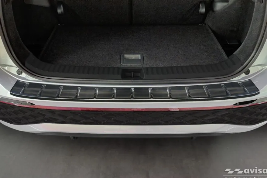 Lastskydd Rostfri Borstad Metall Svart VW Tayron II 2025->
