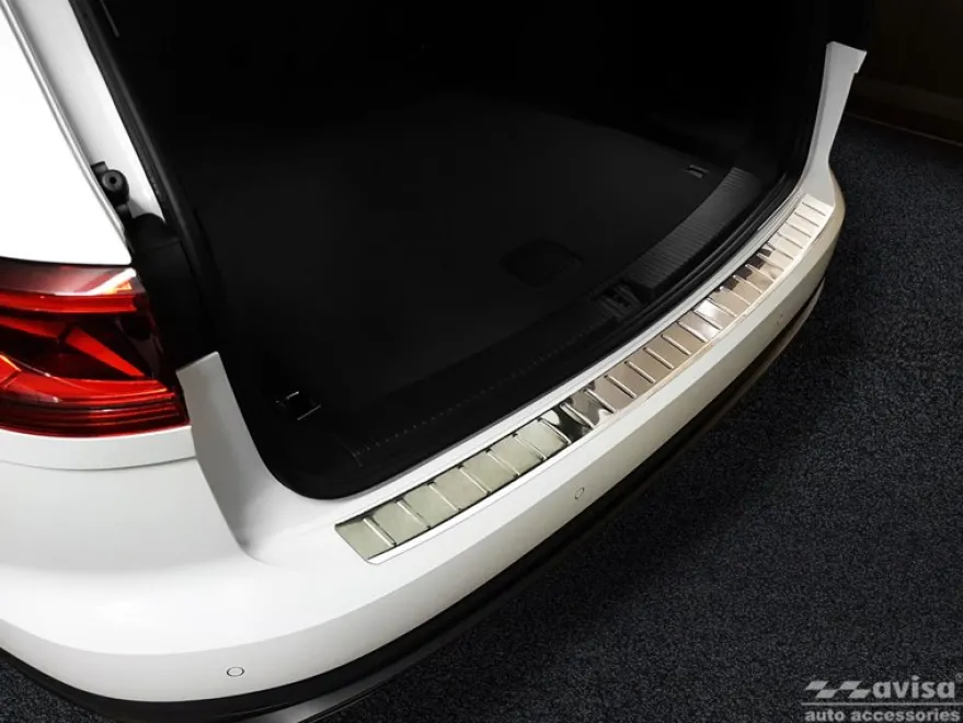 Lastskydd Rostfri Borstad Metall Volkswagen Touareg III 2018->