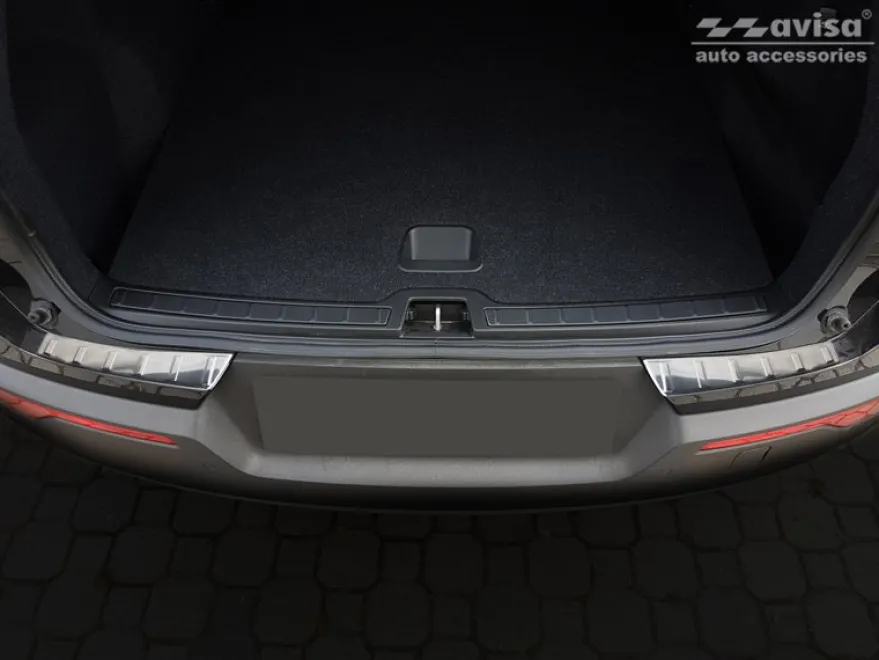 Lastskydd Rostfri Borstad metall Volvo XC40 2017-> EX40 från 2024->