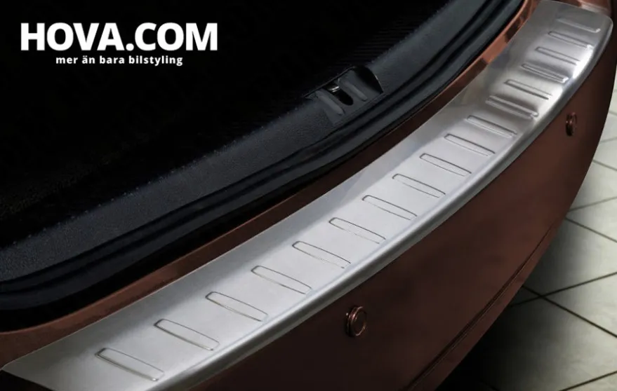 Lastskydd Rostfri Borstad Metall VW Touran 8.2010-