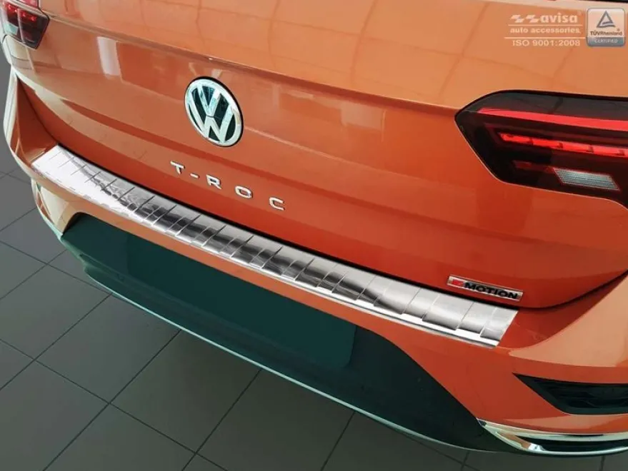 Lastskydd Rostfri Borstad Metall VW T-ROC 2017->