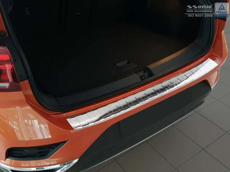 Lastskydd Rostfri Borstad Metall VW T-ROC 2017->