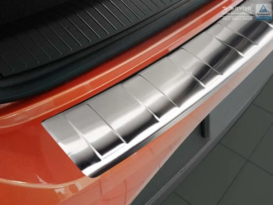 Lastskydd Rostfri Borstad Metall VW T-ROC 2017->