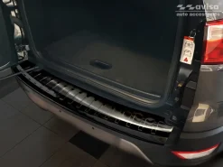 Lastskydd Rostfri Borstad Svart Metall Ford Ecosport II 2017->