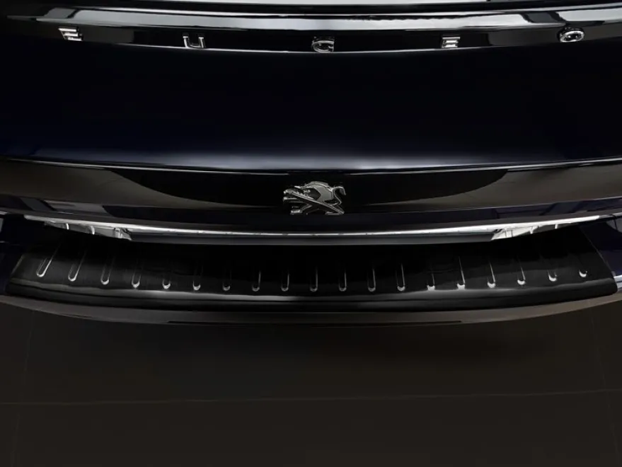 Lastskydd Rostfri Borstad Svart Metall Peugeot 508 II Sw 2018->