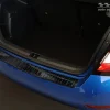 Lastskydd Rostfri Borstad Svart Metall Skoda Fabia III Hatchback 2018->