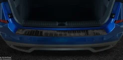 Lastskydd Rostfri Borstad Svart Metall Skoda Kamiq 2019-2024
