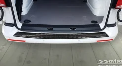 Lastskydd Rostfri Borstad Svart Metall VW Transporter T5/T6 Multivan T5/T6