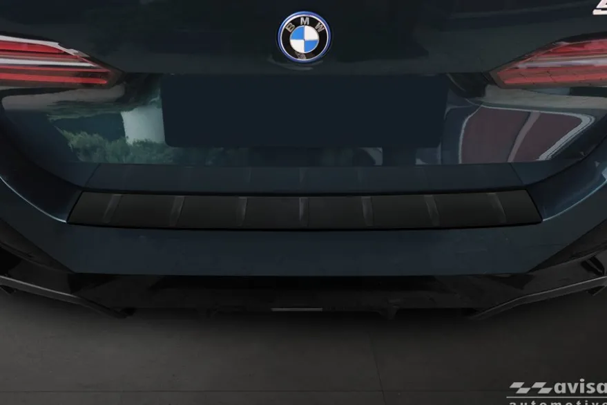 Lastskydd Rostfri Matt Svart Metall BMW 5-serie G61 Tourning 2024->