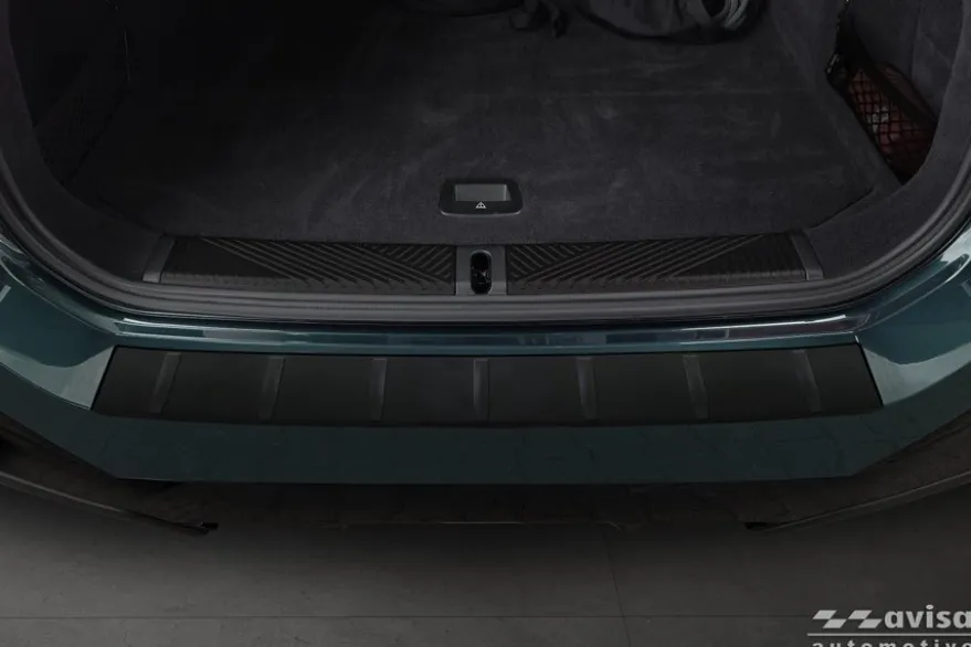 Lastskydd Rostfri Matt Svart Metall BMW 5-serie G61 Tourning 2024->