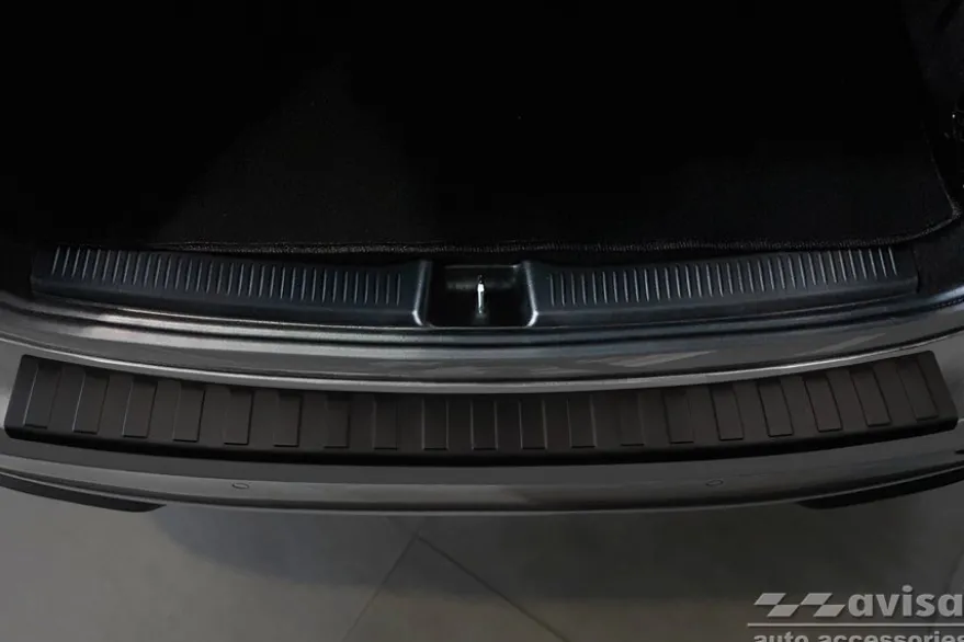 Lastskydd Rostfri Matt Svart Metall Mercedes B-Klass III W247 2018->