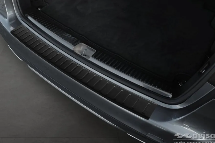 Lastskydd Rostfri Matt Svart Metall Mercedes C-Klass S205 Kombi 2014-2021