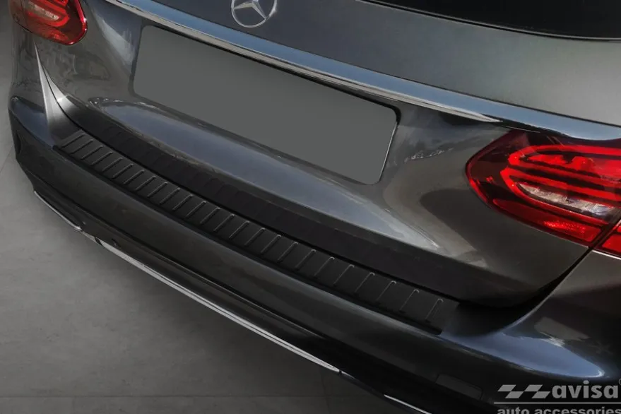 Lastskydd Rostfri Matt Svart Metall Mercedes C-Klass S205 Kombi 2014-2021