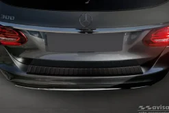 Lastskydd Rostfri Matt Svart Metall Mercedes C-Klass S205 Kombi 2014-2021