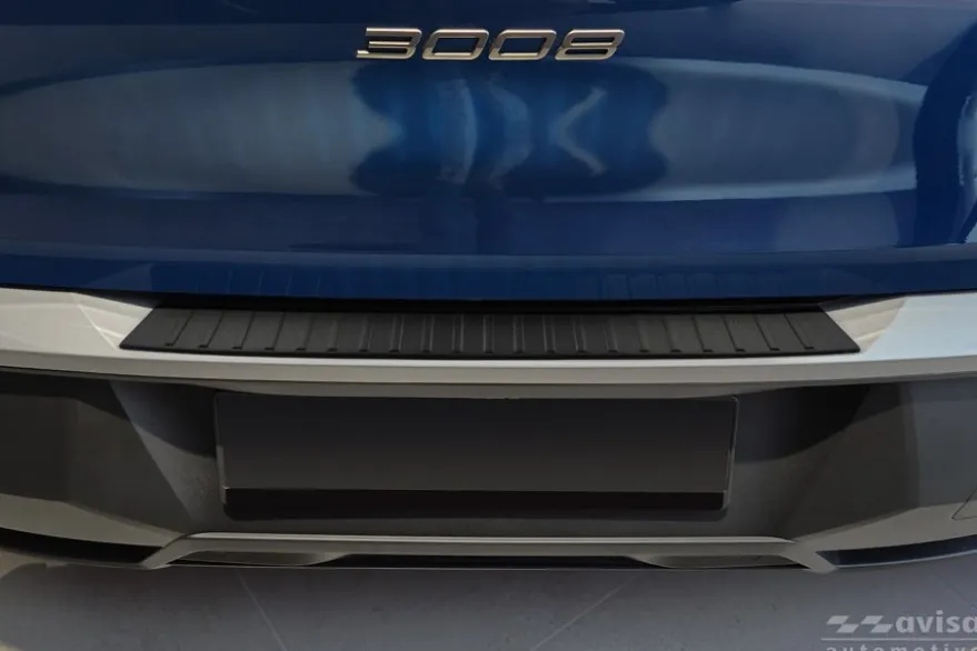 Lastskydd Rostfri Matt Svart Metall Peugeot 3008 III 2024->