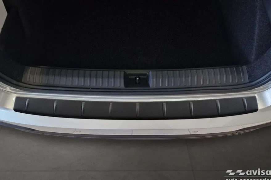 Lastskydd Rostfri Matt Svart Metall Skoda Kamiq Facelfit 2024->