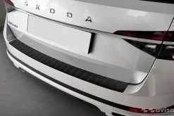 Lastskydd Rostfri Matt Svart Metall Skoda Superb III Kombi / Scout 2015-2024