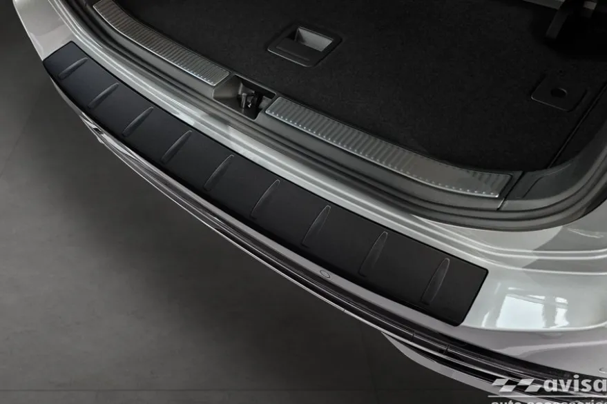Lastskydd Rostfri Matt Svart Metall VW Passat B9 Variant 2024->