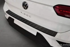 Lastskydd Rostfri Matt Svart Metall VW T-ROC 2017-><noscript><img width=