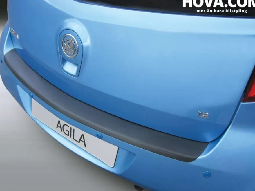 Lastskydd Svart Opel Agila 03.2008-06.2015