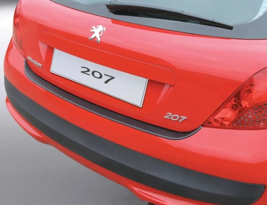 Lastskydd Svart Peugeot 207 Hatchback 3/5-drs 3.2006-