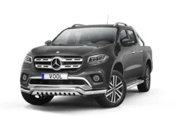 Lowbar EU frontbåge med hasplåt - Mercedes X-Klass 470 2018->