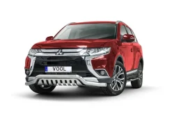 Lowbar EU frontbåge med hasplåt - Mitsubishi Outlander III 2015-2019