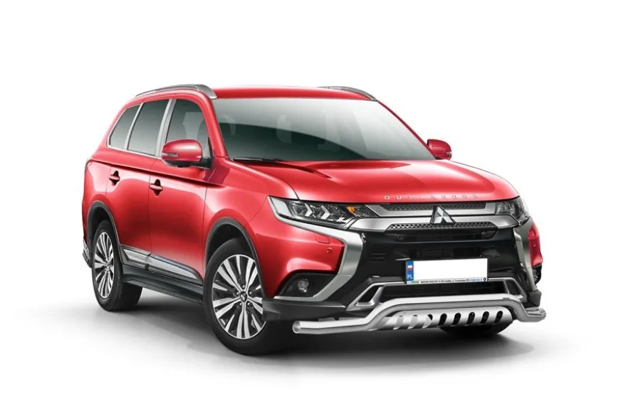 Lowbar EU frontbåge med hasplåt - Mitsubishi Outlander III 2019-2021