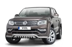 Lowbar EU frontbåge med hasplåt - VW Amarok Facelift 2017->
