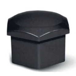 Matt Svart Hjulmutterkåpa 19mm