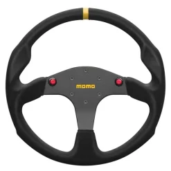 Momo Ratt Racing Modell 80 Evo Svart 350mm Mocka