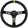 Momo Ratt Racing Modell 07 Svart 350mm Mocka