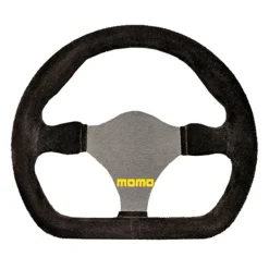 Momo Ratt Racing Modell 27 Svart 290mm Mocka