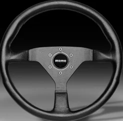 Momo Ratt Tuning Montecarlo Svart 320mm Läder