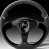 Momo Ratt Tuning Nero Svart 350mm Läder