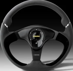 Momo Ratt Tuning Nero Svart 350mm Läder