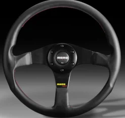 Momo Ratt Tuning Tuner Svart 320mm Läder