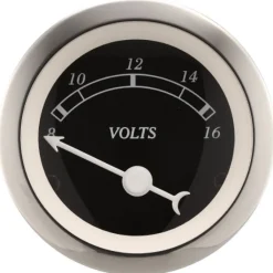 Mätare 52mm Classic Svart Volt