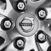 Navkapslar/Centrumkapslar Original Volvo Nya Loggan Silver