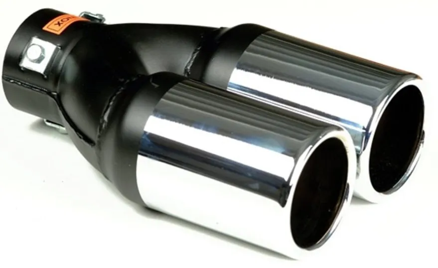 Ändrör Dubbel Rak 75mm x2 Universal