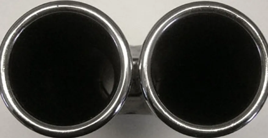 Ändrör Dubbel Rak 75mm x2 Universal