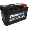 NordMax AGM Start/Stoppbatteri 12V 80Ah 800A
