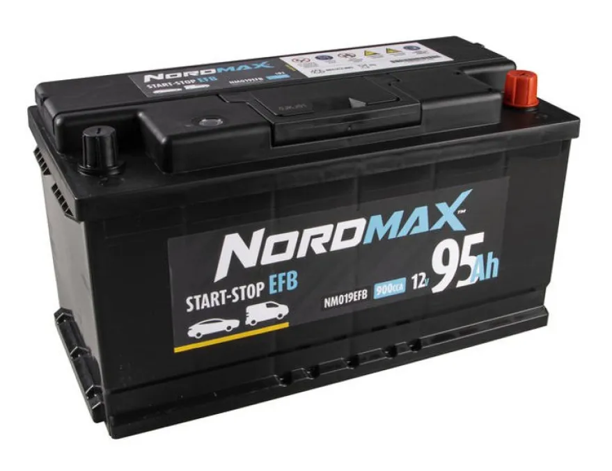 Nordmax EFB Start/Stoppbatteri 12V 95Ah 900A