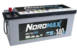 Nordmax Marin / Fritid AGM Start / Förbrukningsbatteri 12V 140Ah 1000A